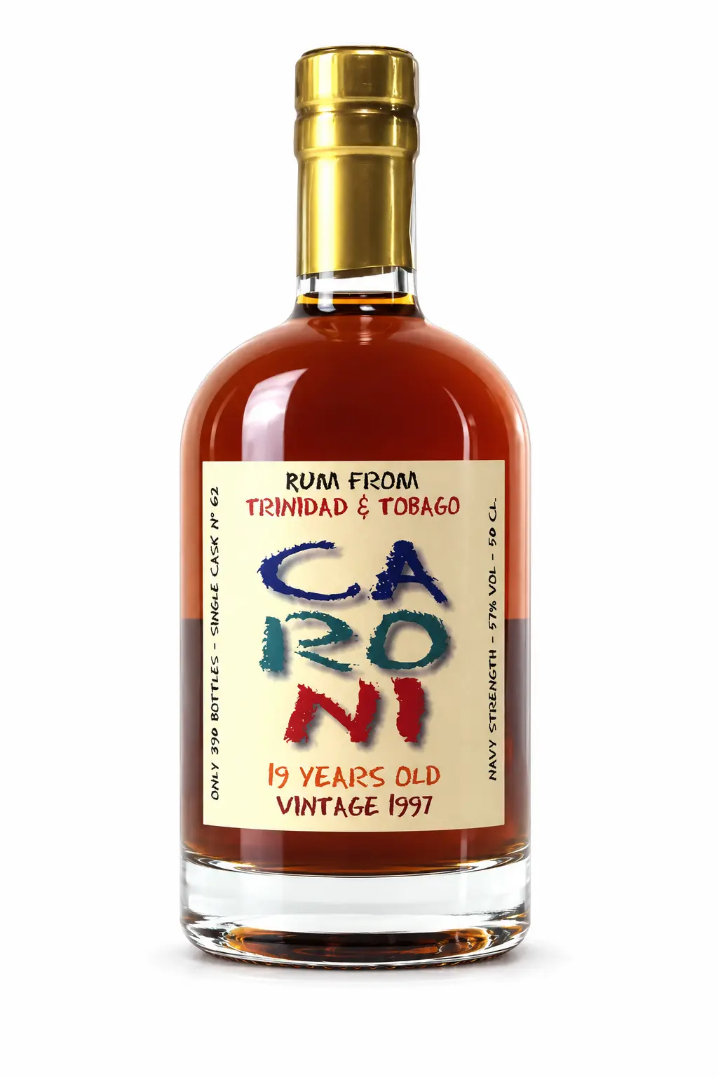 Caroni 1997, collezione 50° anniversario Barmetro, 57% vol